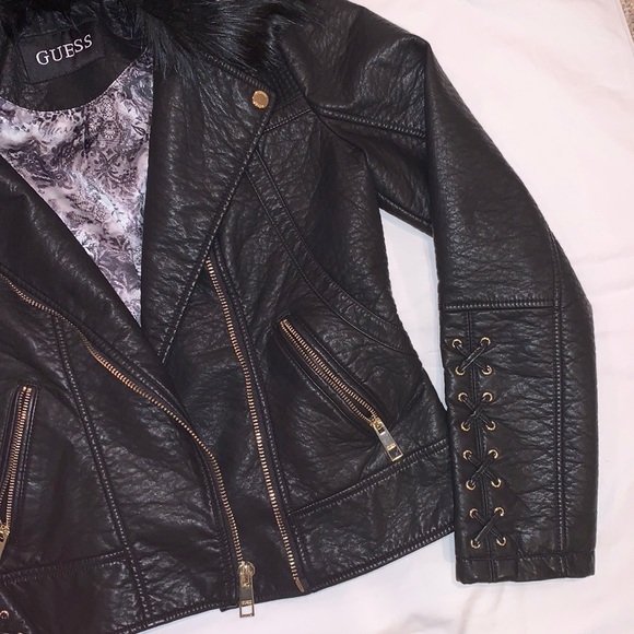 Guess faux leather jacket - Picture 2 of 5